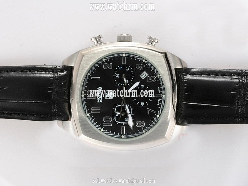 TAG Heuer Monaco CR2113-0 Black Dial 40mm Stainless Steel Case Watch