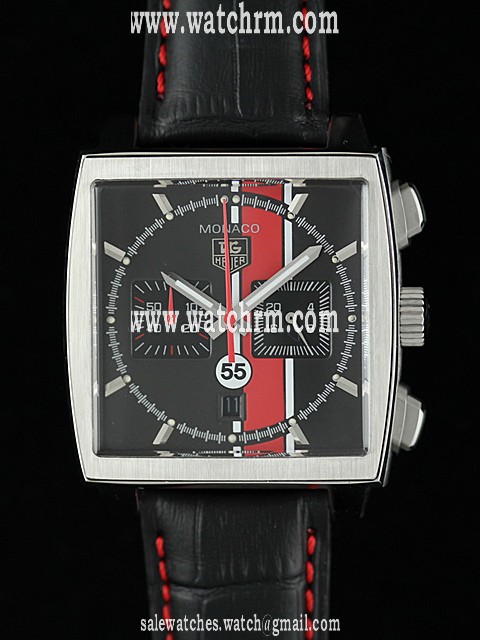 TAG Heuer Monaco Cw211A.fC6228 Mens Stainless Steel Bezel Quartz Watch