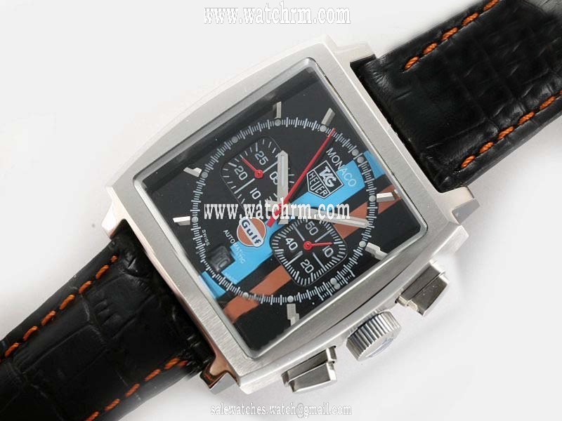TAG Heuer Monaco Cw211A.fC6228 Stainless Steel Case Stainless Steel Bezel Multicolor Dial Watch