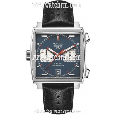 Tag Heuer Monaco Denim Blue Dial Automatic Men's Watch CAW211P.FC6356