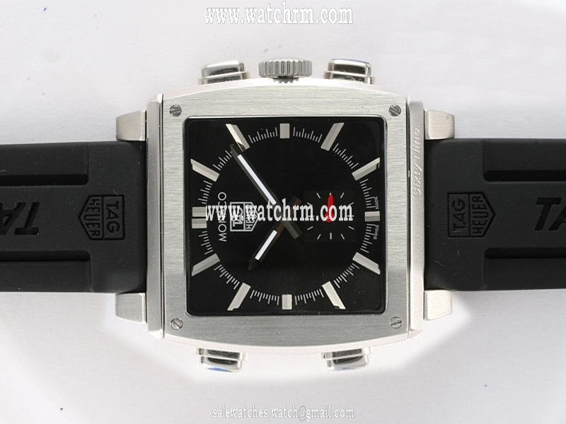 TAG Heuer Monaco Monaco Sixty Nine Quartz Black Dial Rectangle Watch