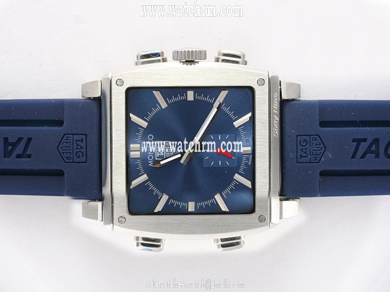 TAG Heuer Monaco Monaco Sixty Nine Quartz Rectangle Blue Dial Watch