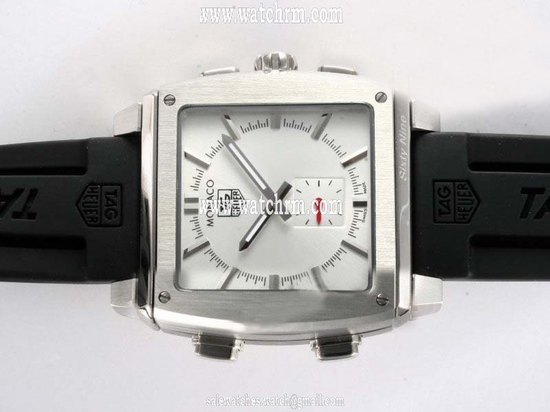 TAG Heuer Monaco Monaco Sixty Nine Quartz White Dial 40x40mm Watch