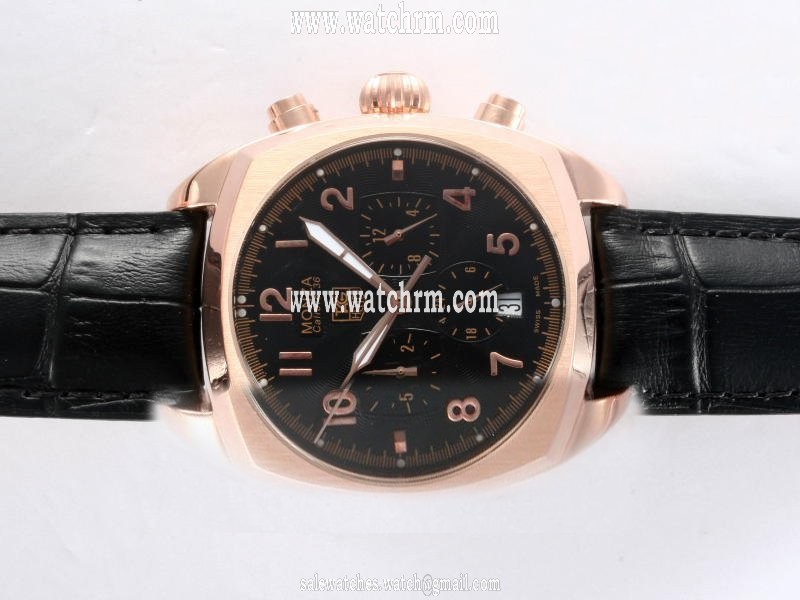 TAG Heuer Monza CJF1310.BA0580 Automatic 38mm Black Dial Watch