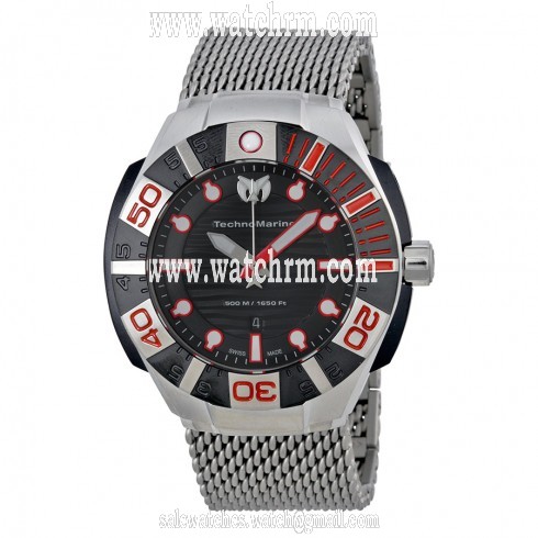 Technomarine Black Reef Black Dial Stainless Steel Unisex Watch 513005