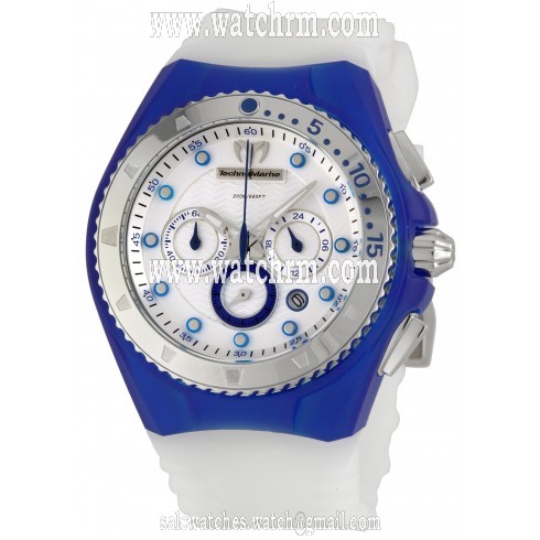 Technomarine Cruise Beach Chrono Blue And White Watch 109013