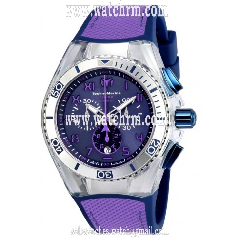 Technomarine Cruise California Blue Dial Chronograph Canvas Men's Watch 115013
