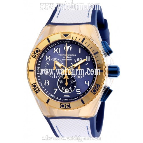 Technomarine Cruise California Blue Dial Chronograph Men's Watch 115010