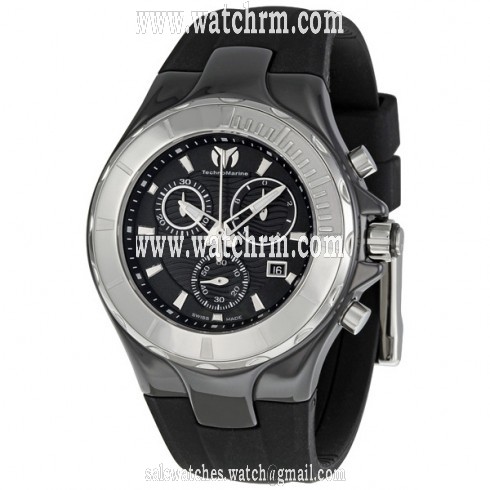 Technomarine Cruise Ceramic Black Dial Chronograph Unisex Watch 110028