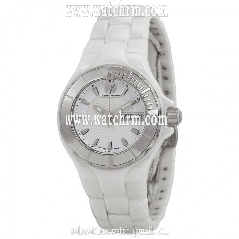 Technomarine Cruise Ceramic White Dial Ladies Watch 110022C