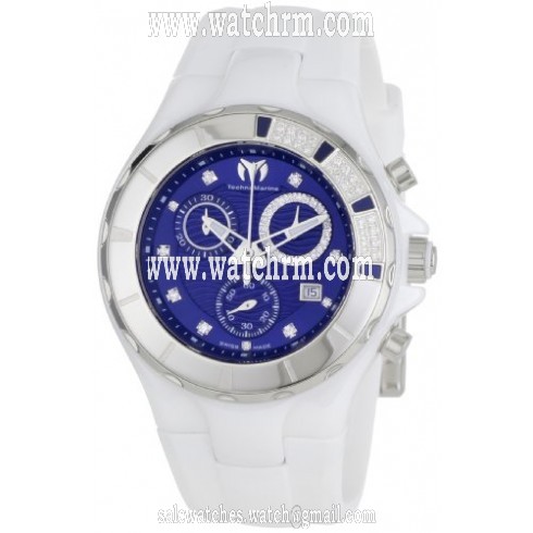 TechnoMarine Cruise Dial White Ceramic Sport Ladies Watch 110077