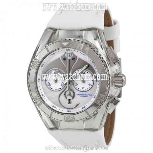 Technomarine Cruise Dream Chronograph Stingray Mother of Pearl Dial Stainless Steel Unisex Watch 113002