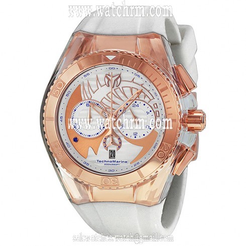 Technomarine Cruise Dream Fortune Fish Dial Chronograph Rose Gold PVD Unisex Watch 112020