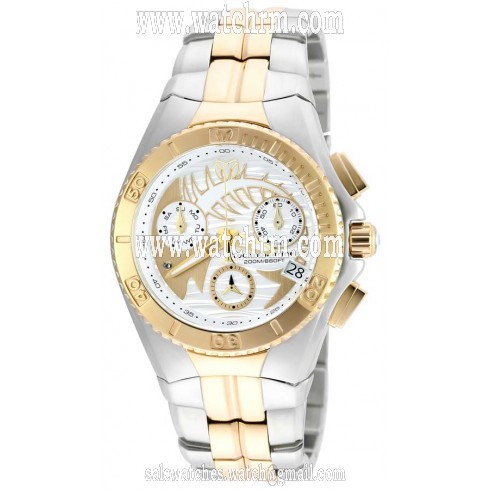 Technomarine Cruise Dream White and Gold Dial Two-tone Men's Watch 115197