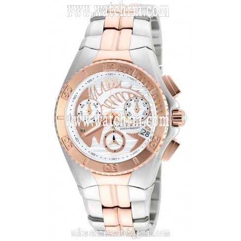 Technomarine Cruise Dream White and Rose Dial Two-tone Men's Watch 115198
