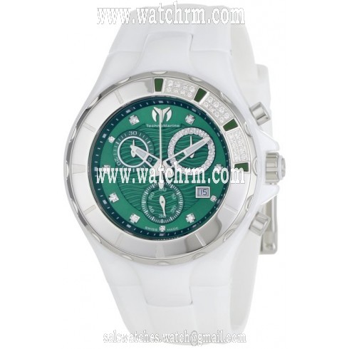 TechnoMarine Cruise Green Dial Ladies Watch 110076
