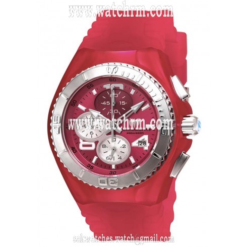 Technomarine Cruise Jelly Fish Pink Dial Pink Silicone Ladies Watch 115107