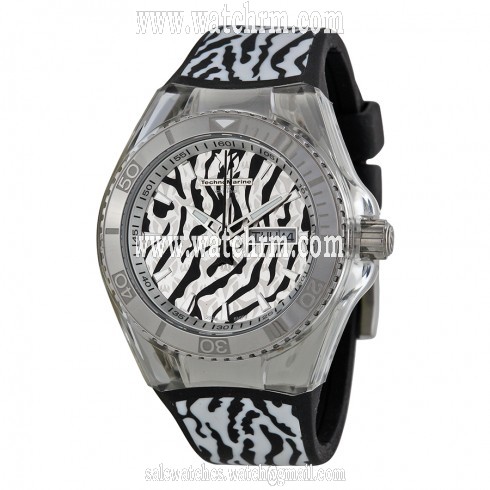 Technomarine Cruise Jungle Black and White Unisex Watch 114016