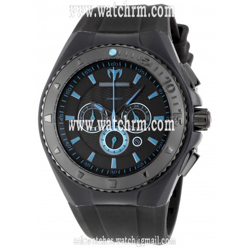 Technomarine Cruise Night Vision Chrono Black And Blue Watch 109045