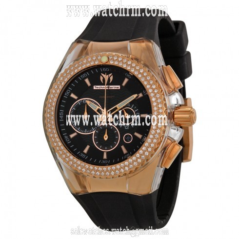 Technomarine Cruise Original Star Black Dial Chronograph Unisex Watch 110053