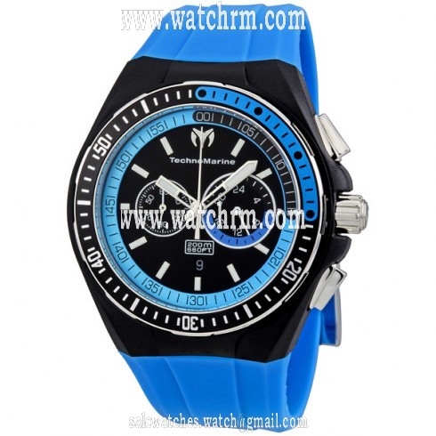 Technomarine Cruise Sport Blue Rubber Strap Men's Watch 111029