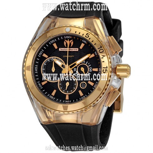Technomarine Cruise Star Black Dial Chronograph Unisex Watch 110044