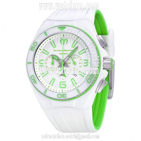 TechnoMarine Cruise White Dial Night Vision II Unisex Watch 113013