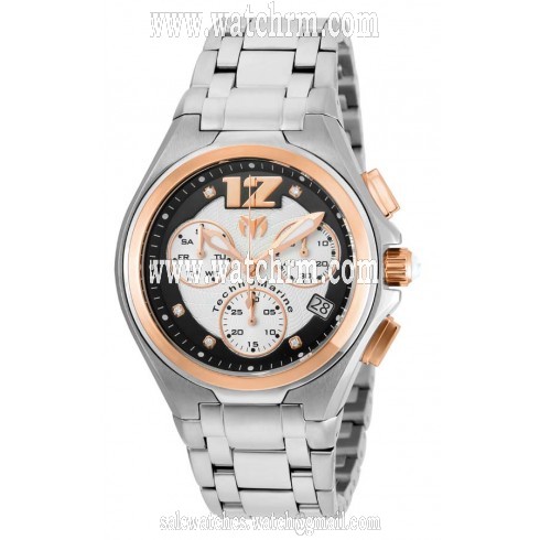 Technomarine Manta Neo Classic Chronograph Black and Silver Dial Men's Watch 215011