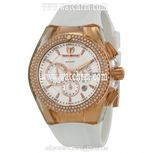 Technomarine Original Cruise Star Silver Dial Chronograph Unisex Watch 110055