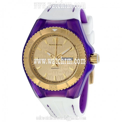 Technomarine Rose Dial White Silicone Unisex Watch 113036