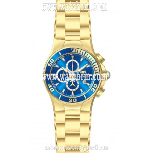 Technomarine Sea Manta Blue Dial Yellow Gold-Tone Stainless Steel Men's Watch 215045