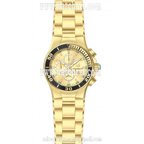 Technomarine Sea Manta Gold Dial Yellow Gold-Tone Stainless Steel Men's Watch 215044
