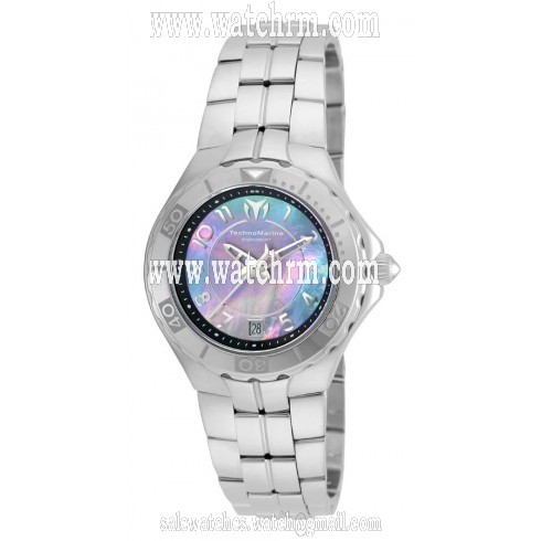 Technomarine Sea Pearl Black Mother of Pearl Dial Stainless Steel Ladies Watch 715011