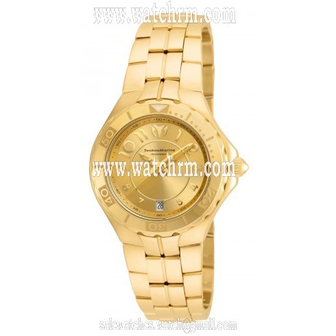 Technomarine Sea Pearl Gold Mother of Pearl Dial 18kt Gold-plated Ladies Watch 715010