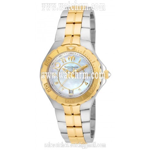 Technomarine Sea Pearl Mother of Pearl Dial Two-tone Ladies Watch 715008