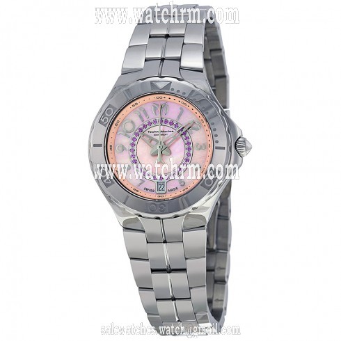 TechnoMarine Sea Pearl Pink Dial Stainless Steel Ladies Watch 713011