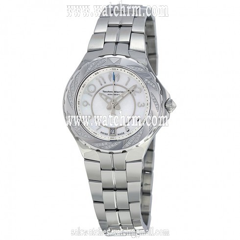 Technomarine Sea Pearl White Dial Stainless Steel Ladies Watch 713004