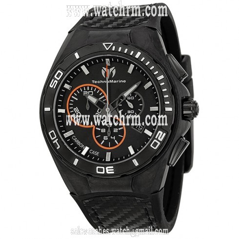 Technomarine Steel Evo Carbon Fiber Dial Chronograph Men's Watch 113001