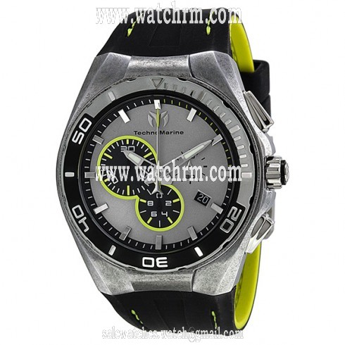 Technomarine Steel Evolution Chronograph Sunray Grey Dial Stainless Steel Men's Watch 112008