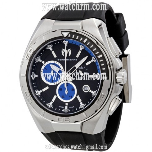 Technomarine Steel Regular Black Dial Chronograph Men's Watch 110011