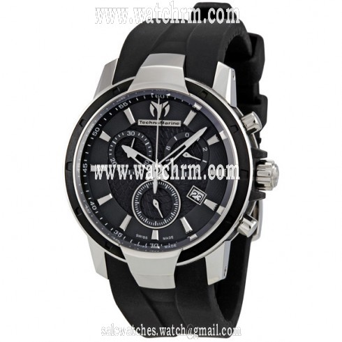 Technomarine UF6 Black Dial Chronograph Unisex Watch 610008