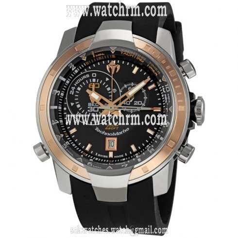 Technomarine UF6 Magnum Yachting Black Dial Chronograph Men's Watch 609008