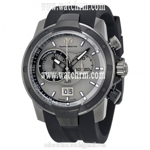 Technomarine UF6 Yachting Chronograph Grey Dial Stainless Steel Men's Watch 612003