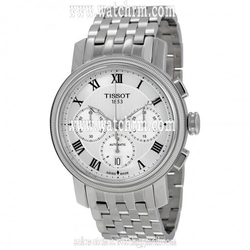 Tissot Bridgeport Automatic Chronograph Silver Dial Stainless Steel Men's Watch T097.427.11.033.00