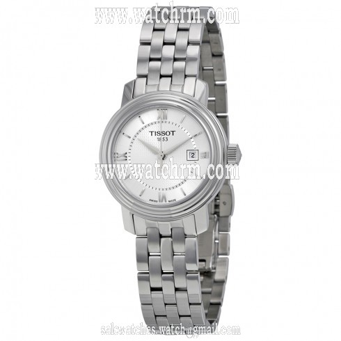 Tissot Bridgeport Quartz Silver Dial Silver Stainless Steel Ladies Watch T097.010.11.038.00