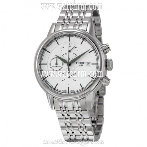 Tissot Carson Silver Dial Stainless Steel Men's Watch T0854271101100