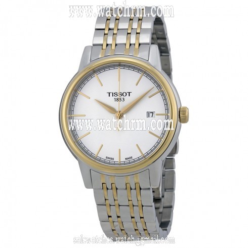 Tissot Carson White Dial Two-tone Men's Watch T0854102201100