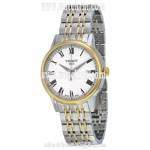 Tissot Carson White Dial Two-tone Men's Watch T0854102201300