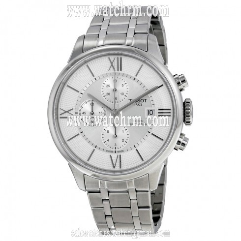 Tissot Chemin Des Tourelles Automatic Chronograph Silver Dail Stainless Steel Men's Watch T0994271103800