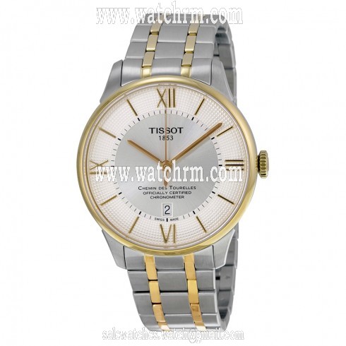 Tissot Chemin Des Tourelles Automatic Silver Dial Two-tone Men's Watch T099.408.22.038.00